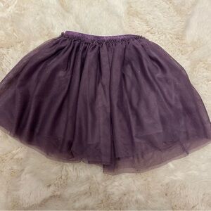 H&M Plum Tulle Skater Skirt